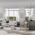 High Line Condos – Living Kitchen