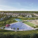 Rendering of the community park at the Havendale Community in Brantford