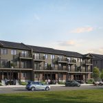 Rendering of Urban Towns at the Cadence Community in Cambridge