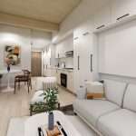 Rendering of the interior of a Studio Suite at Start Condos in Barrie