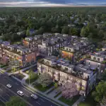 Aerial Rendering of Modtera Towns