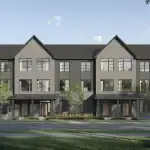 Rendering of the Back-to-Back Towns at Pier House at Lakeview Village