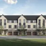 Rendering of 3-Storey Towns at Pier House at Lakeview Village