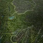 Rendering of an aerial view of where The Valley Woodbridge community will be