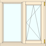 Двухстворчатое пов-откидное