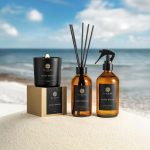 Kit Ocean Breeze - Vela Aromática, Difusor de ambientes e Home Spray com a brisa do mar
