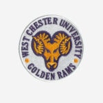 West Chester Golden Rams Football Team Logo Embroidered Iron On Patch