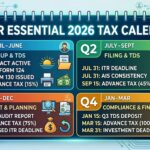 INCOME TAX CALENDAR FOR TAX YEAR 2026-27