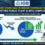 Indian Overseas Bank Stake Sale