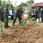 Kodim 1002/HST Gelar Upacara Pemakaman Militer (Alm) Sertu Kin Suigin