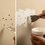 How to fix small holes in walls