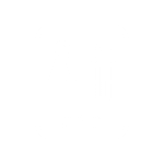 A white line-art icon on a black background showing a person in a wheelchair navigating an access point with a tactile, Braille-enabled sign, a crucial component of Minnesota signage.