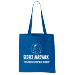 Blue Secret Aardvark tote bag