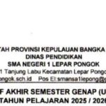 Jadwal Asesmen Sumatif Akhir Semester Genap Tahun Pelajaran 2025/2026 (UKK)