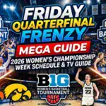 2026 Women’s Championship Week Schedule