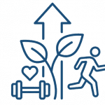 Icon für Prävention, Fitness und gesunden Lebensstil - StartNatur