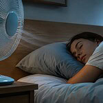 dormir con el ventilador prendido