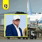 Trump fue trasladado en un carrito de comida tras amenaza de Irán
