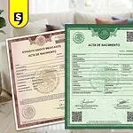 acta de nacimiento