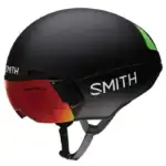 Каска Smith Podium TT MIPS в черно със зелен акцент