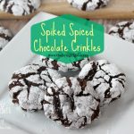 Spiked Spiced Chocolate Crinkles