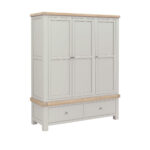 G8284 SALCOMBE GREY TRIPLE WARDROBE
