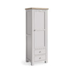 G9229 Salcombe SingleLarderUnit Silver