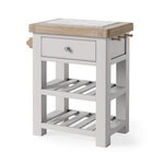G9230 Salcombe SmallKitchenIsland Silver(view2)
