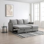Blaire Sofa Bed Grey Boucle 02 Square