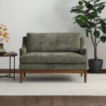 KY514 BRIAR TWO SEATER OLIVE CHENILLE LIFESTYLE (3)