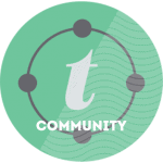 Turner Communiyt circle graphic | Community Service is one of Turner Technology's core values
