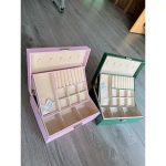 Hộp đựng trang sức 2 lớp bằng da PU mềm Tmark (Kiện 20 cái)