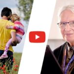 siostra Maria Kwiek, Ojciec z dwójką dzieci na rękach, miniatura filmu "Dziecko chce być bezpieczne i kochane!", bezpieczeństwo, dzieci, kochane dziecko