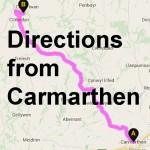 Find us when coing from Carmarthen