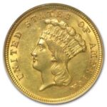 three dollar godl coin values