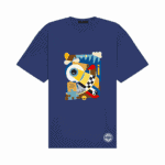 Koszulka oversize unisex 210 g „PERCEPCJA”, stan Obecność, Vibes Goods