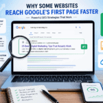 earn why some websites rank on Google's first page faster than others. Discover proven SEO strategies, content tips, technical optimization, and ranking factors to improve your website's visibility.