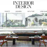 Modern interior living room with large window, natural light, minimalist decor, neutral tones, and wooden accents.