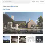 Smooth concrete and wood exterior with angular rooflines and large glass openings.