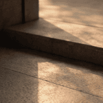 Architectural concrete detail with morning light and shadow by Bittoni Architects in Los Angeles