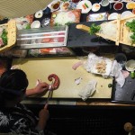Chef Preparing Octopus Sashimi et al