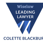 Wiselaw Leading Lawyer Badge for Colette Blackburn, Family Law