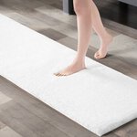 Madison Park Signature Marshmallow Bath Rug Collection in White, Contour MPS72-165