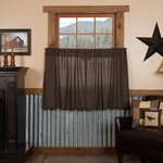 Kettle Grove Plaid Tier Scalloped Set of 2 L36xW36
