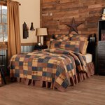 Patriotic Patch Twin Quilt 70Wx90L