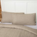 Sawyer Mill Charcoal Ticking Stripe King Sham 21x37
