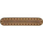 Kettle Grove Jute Runner Stencil Stars Border 13x72
