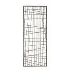 INK+IVY Savoy Distressed Black Metal Wall Decor in Black, One Size II167-905