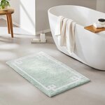 Madison Park Evan Cotton Tufted Bath Rug in Seafoam, 24x40" MP72-3612