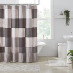 Florette Patchwork Shower Curtain 72x72